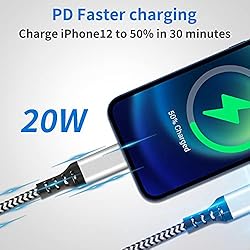 iPhone Fast Charger 10ft, Deegotech [MFi
