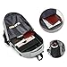 Hoperay G-08 Laptop Backpack, Business Lightweight Nylon Water Resistant Multipurpose Shoulder Notebook Backpack with USB Charging Port and Lock Fits Under 17 Inch Laptop and Notebook, Grey