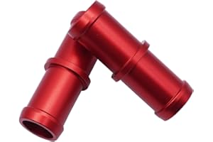 HABIIID 2 Pcs Aluminum Heater Hose Connector Compatible with 370Z for Infiniti G35 G37 QX50 Q60 Q70 M35 M37 for Infiniti EX35 EX37 Engine Heater Inlet Hose Assembly Replace 92417-JK20A