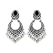 Women's Earrings Studs,Lavany Indian Bollywood Style Gold Plated Wedding Wear Traditional Polki Earrings Jewelry for Women (Silver)