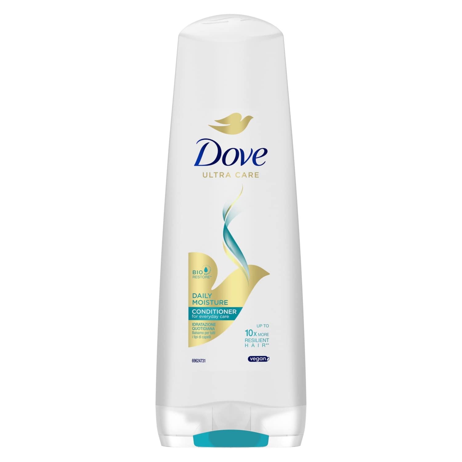 Dove Daily Moisture nourishes for smooth hair that's up to 10x more resilient to daily damage* Conditioner for dry hair 350 ml