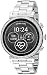 Michael Kors Access Women's Sofie Heart Rate' Touch-Screen Smartwatch with Stainless-Steel Strap, Silver, 18 (Model: MKT5061)