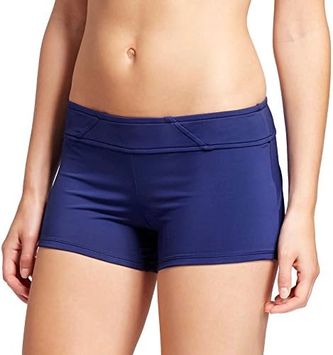Mossimo Women's Boy Short Swim Shorts (Small, Blue)