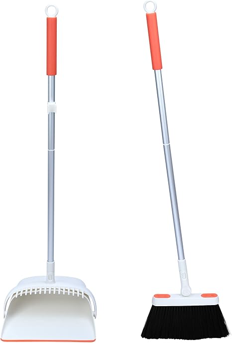 Amazon ほうき ちりとり セット箒 Imini 立て式掃除セット 角度 長さ調節可能 回転式 100 139cm長柄 超軽量 櫛歯デザイン 自立式 コンパクト 収納簡単 多機能 室内 屋外 ほうき ちりとり オンライン通販