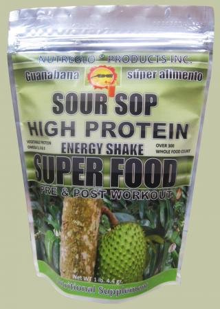 Sour Sop (Guanabana / Graviola) High Energy Protein Shake 1lb