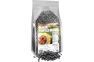 Mountain High Organics - 5 lbs, Organic Dry Black Beans, Non-GMO, Vegan, Certified USDA Organic Whole Dried Black Beans, Plant Based Protein and Fiber