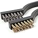 Maosifang 8 Pieces Mini Wire Brush Set for Cleaning Welding Slag and Rust,Stainless Steel and Brass