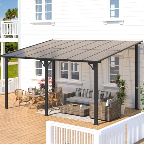 AECOJOY 14' x 10' Hard Top Lean-to Gazebo Review: Wall-Mounted Patio Shelter image 23