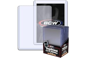 BCW 59 PT Thick Card Top Loaders | Protective Thick Toploaders for Trading Cards Up to 59PT | Rigid Card Toploader for Memorabilia & Collectibles | 1 Pack