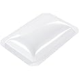 Kojem 18" x 26" RV Skylight Replacement Cover Compatible with RV Camper Food Truck Motorhome Roof Sunroof Fit 14" x 22" RV Shower Skylight Openings Roof Vent Cover White