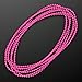 Set of 12 Pink 7mm Round Ball Mardi Gras Beads