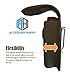 AH Military Grade Hunting Tree Camo Pouch for Flip Cell Phone Holster Carrier Holder Clip Nylon Belt Compatible with Palm Phone Gusto 3 Cadence, DuraXTP, Jitterbug & Most FLIP Phones, Insulin Pump