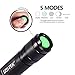 USITEK Super Bright LED Handheld Flashlight CREE XML T6 With 5 Light Mode,1200 Lumens Water Resistant Outdoor Torch.Include Rechargeable 18650 Battery,Charger and flashlight holster
