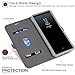 Ztotop Luxury Flip Full Body Leather Case Cash Holder Protective Cover for Samsung Galaxy Note 8 - Brown