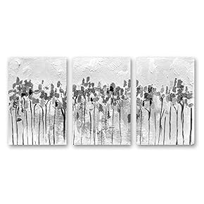 3 Panel Abstract Painting Pictures Home Wall for...