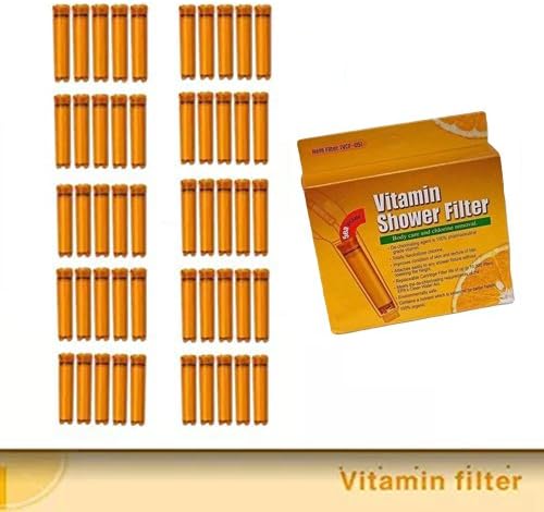 Vitamin C Shower Filter Cartridge 5 pack Consumer Friendly Sonaki 10 Set (1 Set for 5) = 50pcs