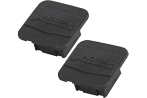 XSTRAP STANDARD 2PCS Trailer Hitch Cover 2 inches Black Receiver Tube Trailer Hitch Plug