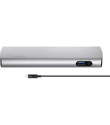 Amazon.com: Belkin Thunderbolt 3 Dock w/ 2.6ft Thunderbolt 3