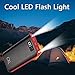 Power Bank Portable Charger 24000mAh High Capacity Dual Flashlights With LCD Indicator,3 USB Output Ports, Battery Pack For iPhone, iPad, Kindle, Samsung Galaxy,Android & More