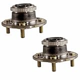 DTA Rear Wheel Bearing & Hub Assembly NT513105 x2 (Pair) With ABS, With Disc Rear Brakes Fit Honda Civic, Acura Integra Non Type R