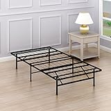 SimpleHouseware 14-Inch Twin Size Mattress Foundation Platform Bed Frame, Twin