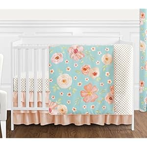 rainbow polka dot crib sheet