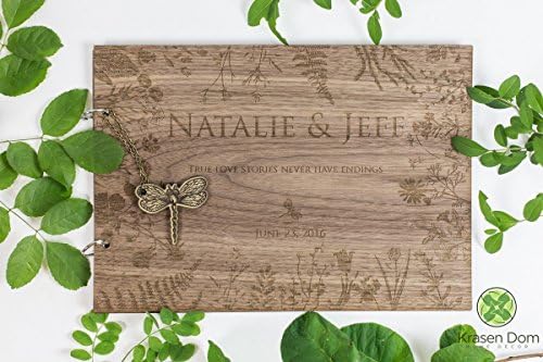 Wooden wedding guest book, Rustic wedding guest book, personalised wedding guest book, custom wood wedding guest book, Delivery time USA - 10-16 days Canada 10 -16 days Europe 4-8 days