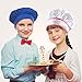 Bememo Kids Chef Set Children Cooking Play Kids Cook Costume with Utensils for Girls Children's Day Gift, 16 Pieces