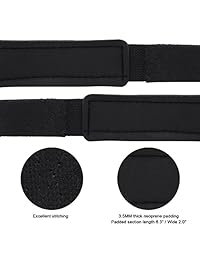 vishusju levantamiento correas de muñeca neopreno acolchado algodón muñequeras Protector de visualización para mancuernas pesas levantamiento de pesas entrenamiento Crossfit