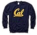 New Agenda Men's University Of California Berkeley script Cal CrewNeck Sweatshirt