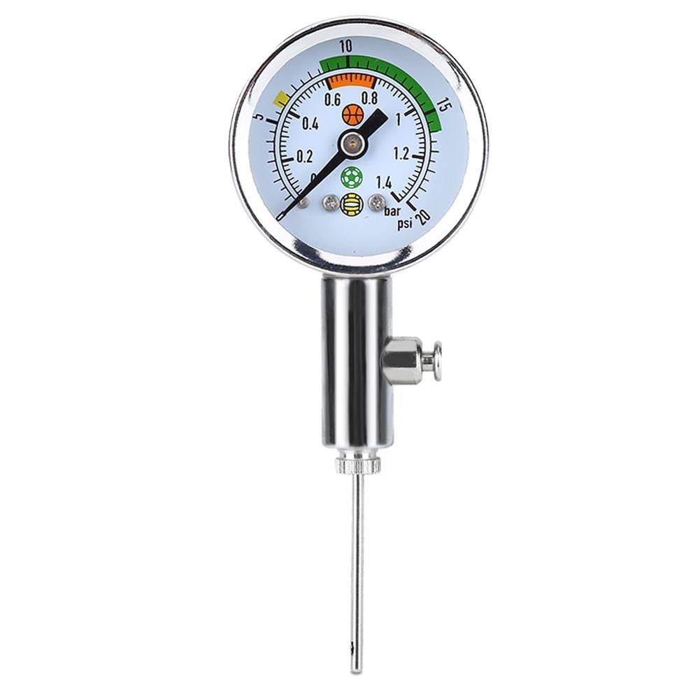 VGEBY Mini Ball Pressure Gauge, Digital Heavy Duty Metal Air Pressure Gauge for Basketball, Soccer Ball, Football, Volleyball