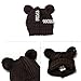 AStorePlus® Baby Kids Dual Balls Winter Warm Kintted Hat Wool Beanie Cap, Coffee