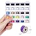 HAITRAL 25 Pcs Sewing Thread Bobbins with Bobbin Case - Sewing Thread Kit for Multiple Sewing Machine Standard Size and Assorted Colors (HT-BSK06S)