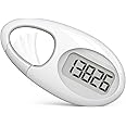 Simple 3D Step Counter, Walking Pedometer, Steps Tracker with Neck Lanyard/Carabiner for Men Women Teens Adults Seniors