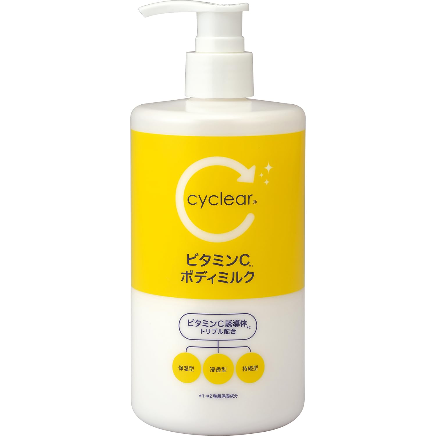 Kumano Yushi Cyclear VC Body Milk - 400ml