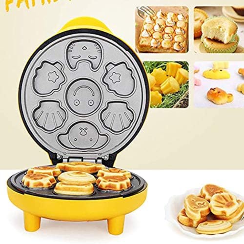 ミニ電気ワッフルメーカーパンケーキビスケット朝食スナック多機能サンドイッチメーカーホーム漫画の ミニ電気ワッフルメーカーパンケーキビスケット朝食スナック多機能サンドイッチメーカーホーム漫画の