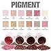 Eyeshadow Pallet HP95(TM) 12 Colors Bright Eye Shadow Makeup Pearl Metallic Eyeshadow Palette (K)