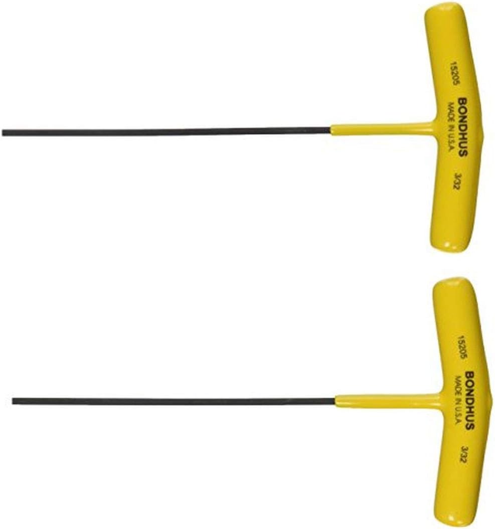 Bondhus, 3/32" T-Handle HEX 6" HEX Blade, 3/32", 15205, Multi