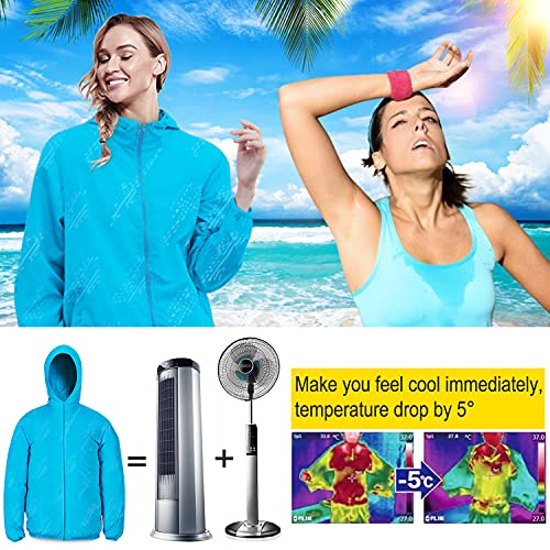 Air Conditioned Clothes Cooling Vest 3Speed Adjustable Fan Ac Jacket