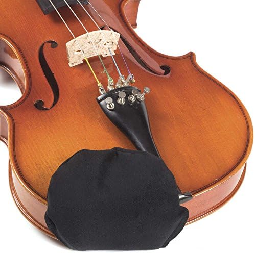 Chin Cozy Violin Chinrest Cover – Medium, Black, Soft & Comfortable