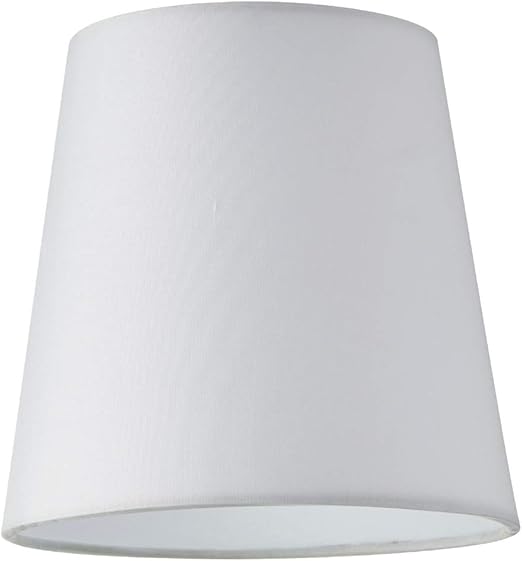 small white drum lamp shade