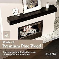 Avana Fireplace Mantle - Natural Fireplace Mantles
