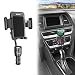 SOAIY 3-in-1 Cigarette Lighter Car Mount + Voltage Detector (Not for Center Console & Window), Dual USB 3.1A Charger with Adjust Gooseneck & 360&deg; Rotating Car Mount Cradle for Phone from 3.5-6.5 inch