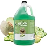 Bark2Basics Melon Cucumber Dog Shampoo, 1 Gallon - Unique Herbal Blend, Professional Grade, Delivers Nutrients to Skin and Coat, Eliminates Smelly Pet Odors