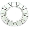Rotiform Wheels Gloss Silver Wheel Center Hub Cap 6-1/16"OD for 5x4.25 5x108 5x4.5 5x114.3 5x100 5x112 5x120 4x4.5 4x114.3 4x100 R141 RSE R140 RSE