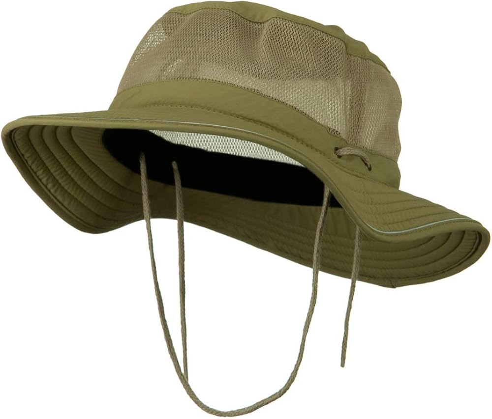 e4Hats Big Size Talson UV Mesh Bucket Hat at  Women’s Clothing store