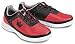 Brunswick Frenzy Mens Bowling Shoe Black/Red, 10.0