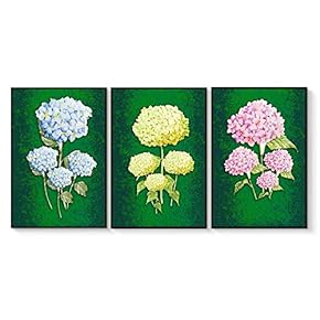 3 Piece Floating Framed Canvas Wall Art for Living Room, Bedroom Abstract Canvas Prints for Home Decoration Ready to Hang - 16"x24"x3 Panels
