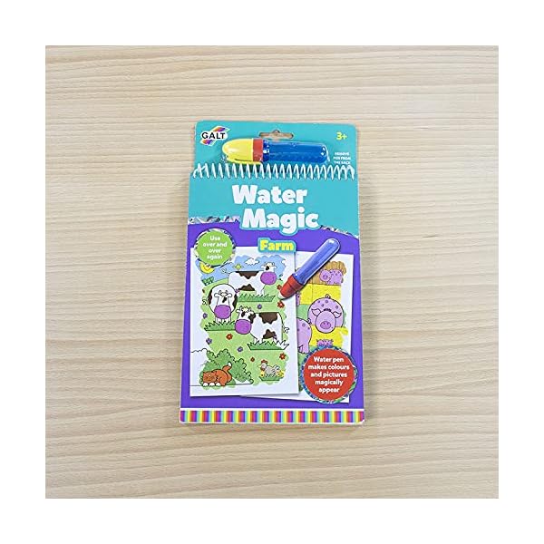 Galt Toys, Water Magic - Farm, Colouring Books for Children, Ages 3 Years Plus