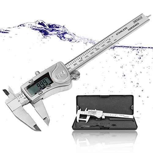 Mr. Toolz Waterproof Electronic Digital Vernier Caliper IP54 | Precise Measuring In Inches & Millimeters | Waterproof Tool With Readable LCD Screen For Dimensions, Thickness, Depth, Diameter & More